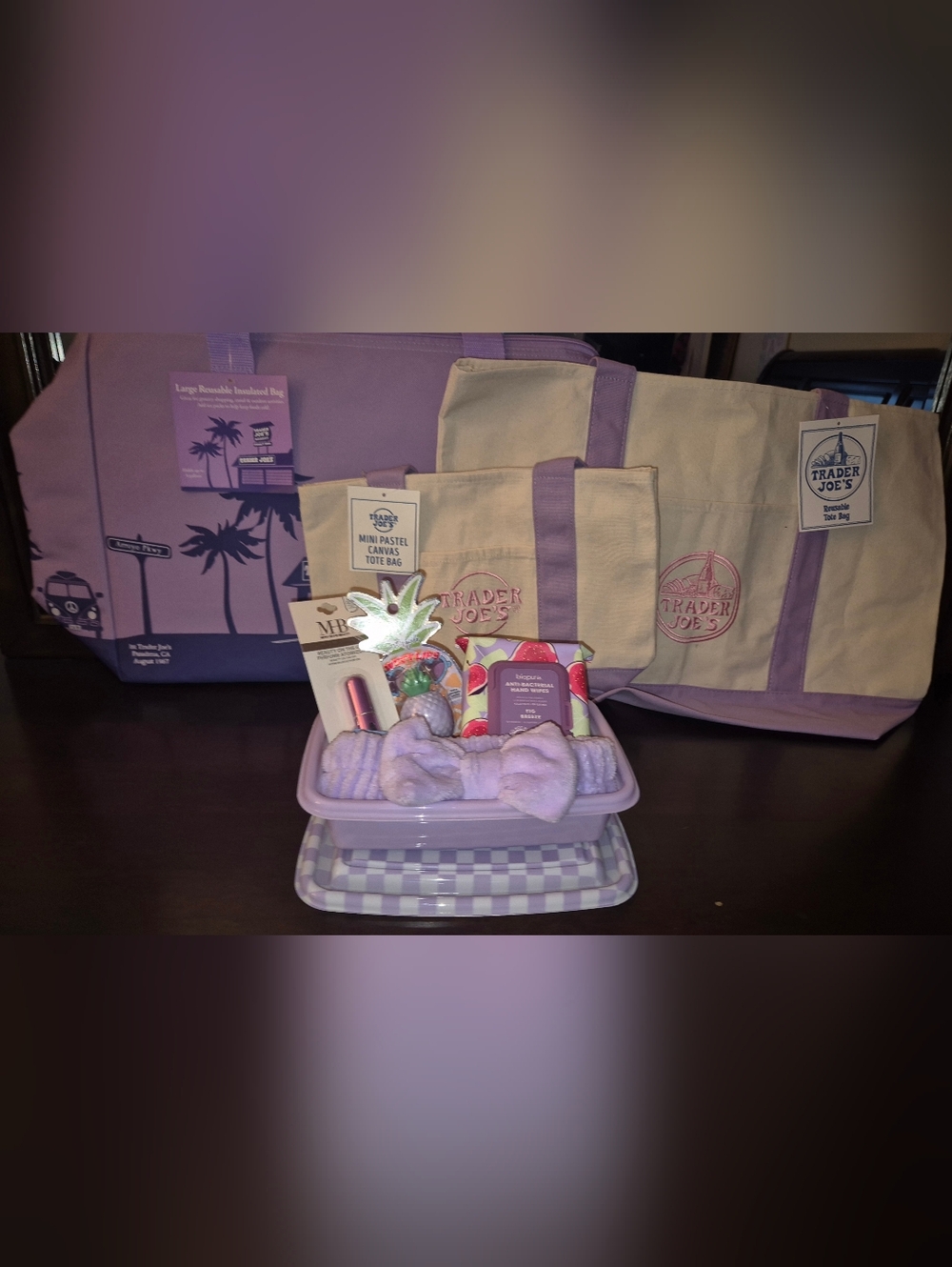💜Trader Joe's Lavender Bag Gift Set